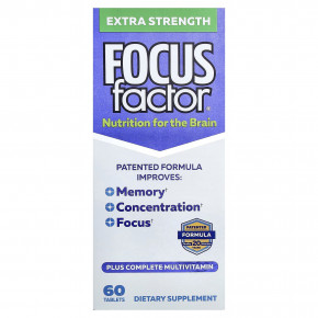 Focus Factor, Nutrition, для мозга, 60 таблеток - описание | фото