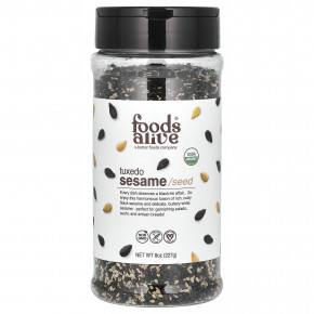 Foods Alive, Органический смокинг с кунжутом, шейкер, 227 г (8 унций) в Москве - eco-herb.ru | фото