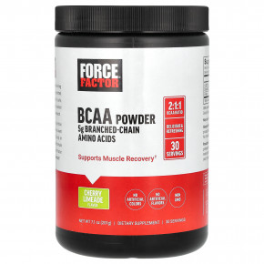 Force Factor, BCAA в порошке, вишневый лаймад, 201 г (7,1 унции) - описание