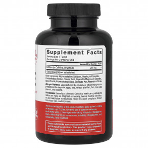 Force Factor, Кофеин, 200 мг, 250 таблеток в Москве - eco-herb.ru | фото