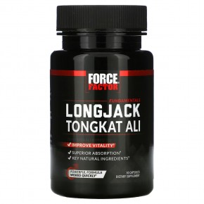 Force Factor, Longjack Tongkat Ali, эврикома длиннолистная, 500 мг, 30 капсул в Москве - eco-herb.ru | фото