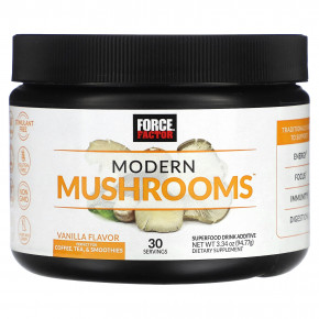 Force Factor, Modern Mushrooms, ваниль, 94,77 г (3,34 унции) в Москве - eco-herb.ru | фото