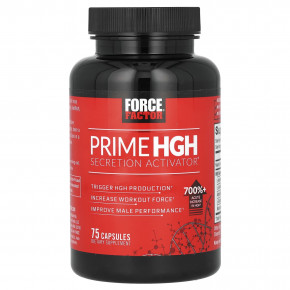 Force Factor, Prime HGH Secretion Activator, 75 капсул - описание | фото