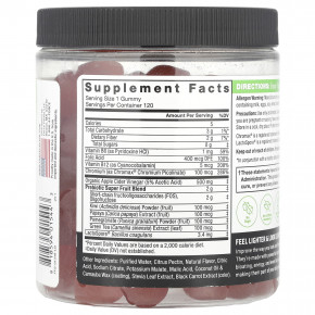 Force Factor, ProbioSlim®, жевательные мармеладки с кето-уравновешиванием, яблоко, 120 жевательных таблеток в Москве - eco-herb.ru | фото