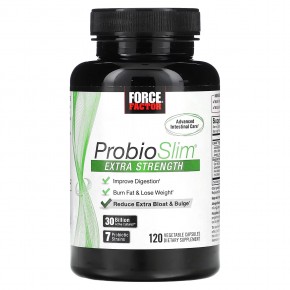 Force Factor, ProbioSlim, повышенной силы действия, 30 млрд КОЕ, 120 капсул в Москве - eco-herb.ru | фото