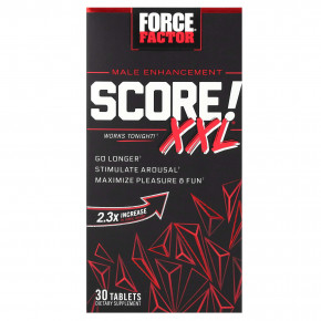 Force Factor, Score! XXL, средство для мужского здоровья, 30 таблеток в Москве - eco-herb.ru | фото