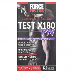 Force Factor, Test X180® PM, 120 таблеток в Москве - eco-herb.ru | фото