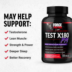 Force Factor, Test X180® PM, 120 таблеток в Москве - eco-herb.ru | изображение Force Factor, Test X180® PM, 120 таблеток в Москве - eco-herb.ru | фото