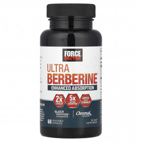 Force Factor, Ultra Berberine ™, 60 растительных капсул в Москве - eco-herb.ru | фото