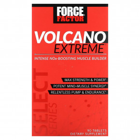 Force Factor, Volcano Extreme, средство для интенсивного наращивания мышечной массы, 90 таблеток в Москве - eco-herb.ru | фото