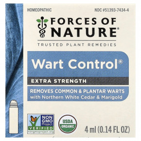 Forces of Nature, Wart Control®, 4 мл (0,14 жидк. унции) в Москве - eco-herb.ru | фото