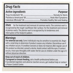 Forces of Nature, Wart Control®, 4 мл (0,14 жидк. унции) в Москве - eco-herb.ru | фото