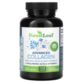 Forest Leaf, Advanced Collagen, 120 капсул - описание