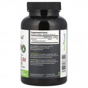 Forest Leaf, глицинат магния, максимальное усвоение, 90 растительных капсул (133,3 мг в 1 капсуле) в Москве - eco-herb.ru | фото