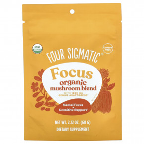 Four Sigmatic, Смесь Focus Blend, 2,12 унции (60 г) - описание | фото