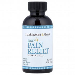 Frankincense & Myrrh, втирающее масло для облегчения боли в ногах, 59 мл (2 жидк. унции) - описание | фото