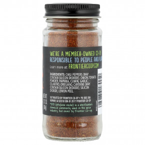 Frontier Co-op, мексиканская приправа, с чили, томатом и зирой, 60 г (2,12 унции) в Москве - eco-herb.ru | фото