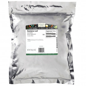 Frontier Co-op, нарезанные и просеянные листья дамианы, 453 г (16 унций) в Москве - eco-herb.ru | фото