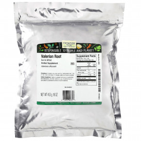 Frontier Co-op, нарезанный и просеянный корень валерианы, 453 г (16 унций) в Москве - eco-herb.ru | фото