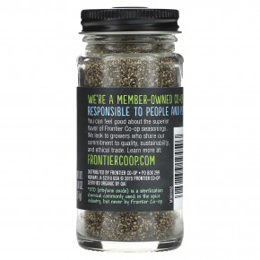 Frontier Co-op, Organic Black Pepper, Medium Grind, 1.8 oz (51 g) в Москве - eco-herb.ru | фото