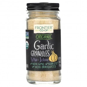 Frontier Co-op, Organic, Garlic, Granules, 2.68 oz (76 g) в Москве - eco-herb.ru | фото