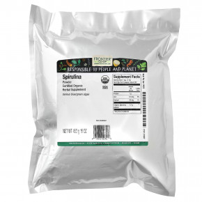 Frontier Co-op, Organic Spirulina Powder, 16 oz (453 g) в Москве - eco-herb.ru | фото