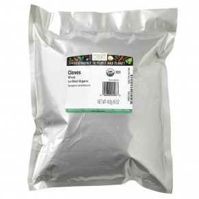 Frontier Co-op, органическая гвоздика, цельная, 453 г (16 унций) в Москве - eco-herb.ru | изображение Frontier Co-op, органическая гвоздика, цельная, 453 г (16 унций) в Москве - eco-herb.ru | фото