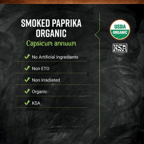 Frontier Co-op, органическая копченая паприка, молотая, 453 г (16 унций) в Москве - eco-herb.ru | фото