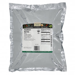 Frontier Co-op, органические цельные ягоды боярышника, 453 г (16 унций) в Москве - eco-herb.ru | фото