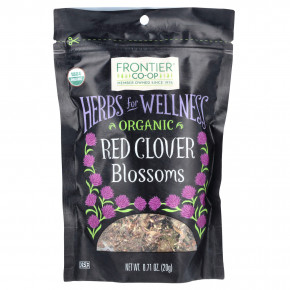 Frontier Co-op, органические цветки красного клевера, 20 г (0,71 унции) (Товар снят с продажи) в Москве - eco-herb.ru | фото
