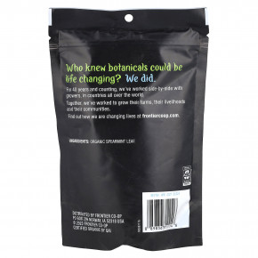 Frontier Co-op, органические листья мяты кудрявой, 42 г (1,48 унции) в Москве - eco-herb.ru | изображение Frontier Co-op, органические листья мяты кудрявой, 42 г (1,48 унции) в Москве - eco-herb.ru | фото