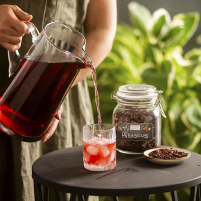 Frontier Co-op, органические нарезанные и просеянные цветки гибискуса, 453 г (16 унций) в Москве - eco-herb.ru | фото