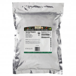 Frontier Co-op, органические срезанные и просеянные цветки тысячелистника, 453 г (16 унций) в Москве - eco-herb.ru | фото