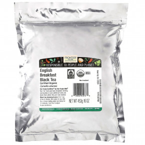 Frontier Co-op, органический чёрный чай «Английский завтрак», 453 г (16 унций) в Москве - eco-herb.ru | фото