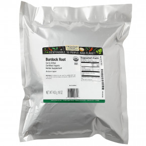 Frontier Co-op, органический корень лопуха, нарезанный и просеянный, 453 г (16 унций) в Москве - eco-herb.ru | фото