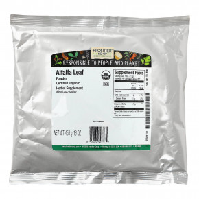 Frontier Co-op, органический порошок из листьев люцерны, 453 г (16 унций) в Москве - eco-herb.ru | фото