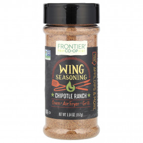 Frontier Co-op, Wing Seasoning, Chipotle Ranch, 157 г (5,54 унции) - подробнее Frontier Co-op, Wing Seasoning, Chipotle Ranch, 157 г (5,54 унции) - описание