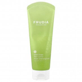 Frudia, очищающая пенка-скраб, контроль пор, зеленый виноград, 145 мл (4,9 жидк. унции) - описание | фото