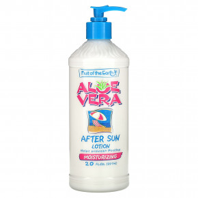 Fruit of the Earth, лосьон после загара с алоэ вера, 591 мл (20 жидк. унций) - описание | фото