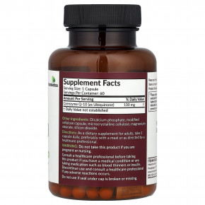 Futurebiotics, CoQ10, 100 мг, 60 вегетарианских капсул в Москве - eco-herb.ru | фото