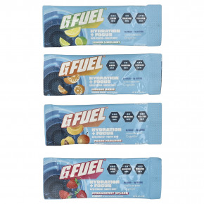 G FUEL, Hydration + Focus, смесь для приготовления электролитического напитка с Cognizin®, ассорти из 12 стик-пакетов по 6 г (0,21 унции) в Москве - eco-herb.ru | фото