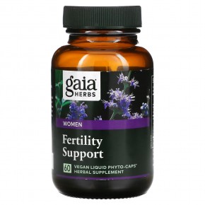 Gaia Herbs, Поддержка репродуктивной функции у женщин, 60 растительных капсул Phyto-Caps с жидкостью в Москве - eco-herb.ru | фото