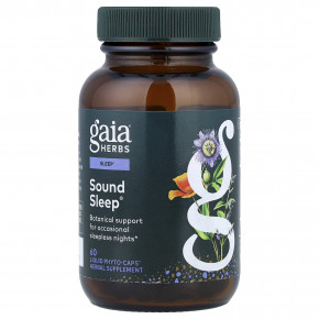 Gaia Herbs, Natural Sleep®, 60 капсул Phyto-Caps® с жидкостью - описание | фото
