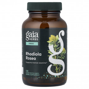 Gaia Herbs, родиола розовая (Rhodiola rosea), 120 жидких капсул Phyto-Caps® (120 мг в 1 капсуле) - описание | фото