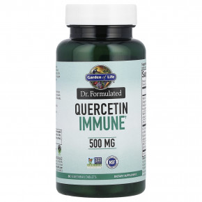 Garden of Life, Компания Dr. Formulated, кверцетин для иммунитета, 500 мг, 30 вегетарианских таблеток в Москве - eco-herb.ru | фото