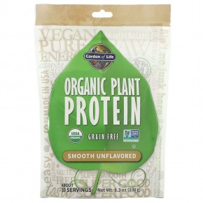 Garden of Life, органический растительный протеин, с нейтральным вкусом, 236 г (8,3 унции) - описание