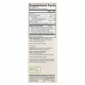 Garden of Life, Organics, детский кашель и слизь, сироп для укрепления иммунитета с листьями плюща, цинком и витамином C, 116 мл (3,92 жидк. унции) в Москве - eco-herb.ru | фото