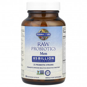 Garden of Life, RAW пробиотики, для мужчин, 90 вегетарианских капсул в Москве - eco-herb.ru | фото