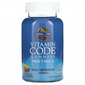 Garden of Life, Vitamin Code, жевательные мармеладки, мультивитамины для мужчин, лимон и ягоды, 90 жевательных таблеток в Москве - eco-herb.ru | фото