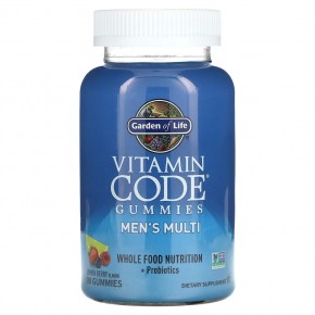 Garden of Life, Vitamin Code, жевательные мармеладки, мультивитамины для мужчин, лимон и ягоды, 90 жевательных таблеток в Москве - eco-herb.ru | фото